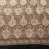 Sanskriti Vintage Black Pure Satin Sarees Banarasi Brocade Zari Handwoven 5.5+YD