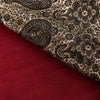 Sanskriti Vintage Black Pure Satin Sarees Banarasi Brocade Zari Handwoven 5.5+YD