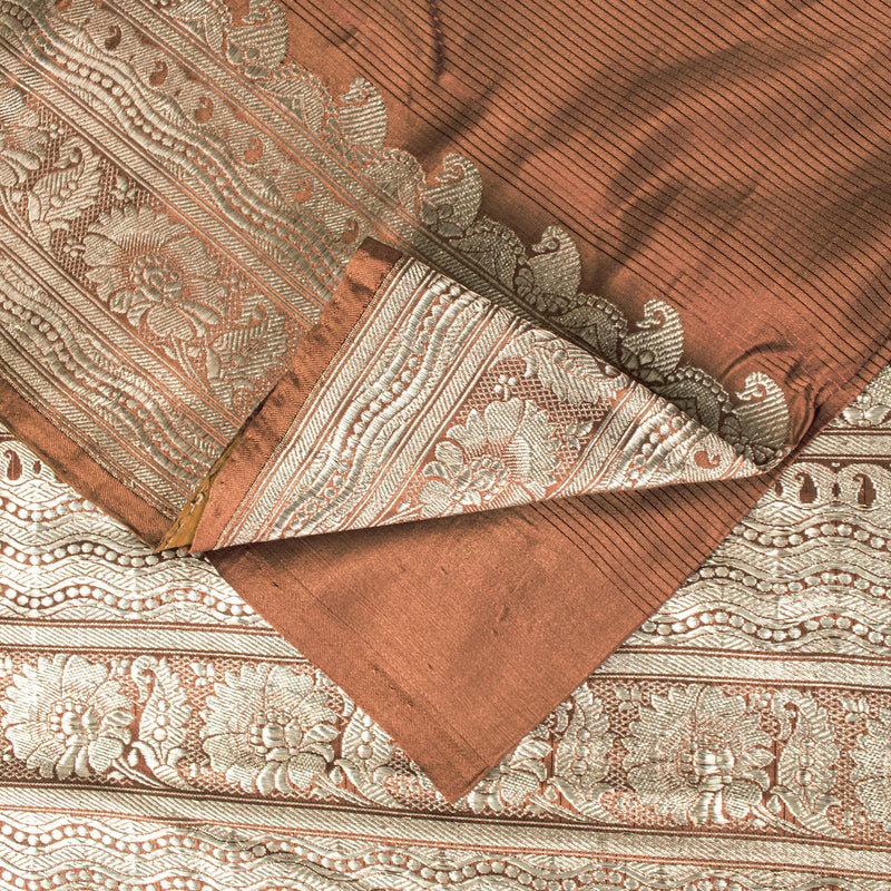 Sanskriti Vintage Saree Red 100% Pure Satin Silk 5Yd Sari Banarasi Brocade Zari Handwoven Home Decor, Sewing, Upcycling, DIY Projects