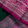 Sanskriti Vintage Green-Pink Pure Saree Banarasi Brocade Zari Hand-Woven 5+YD
