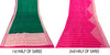Sanskriti Vintage Green-Pink Pure Saree Banarasi Brocade Zari Hand-Woven 5+YD