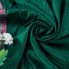 Sanskriti Vintage Green-Pink Pure Saree Banarasi Brocade Zari Hand-Woven 5+YD