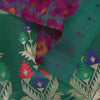 Sanskriti Vintage Katan Silk Saree Rankat Brocade Banarasi Zari Hand Woven 5+YD