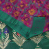 Sanskriti Vintage Katan Silk Saree Rankat Brocade Banarasi Zari Hand Woven 5+YD