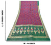 Sanskriti Vintage Katan Silk Saree Rankat Brocade Banarasi Zari Hand Woven 5+YD