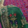 Sanskriti Vintage Katan Silk Saree Rankat Brocade Banarasi Zari Hand Woven 5+YD