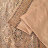 Sanskriti Vintage Pink Soft Pure Satin Saree Banarasi Brocade Hand-Woven 5.5+Yd