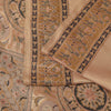 Sanskriti Vintage Pink Soft Pure Satin Saree Banarasi Brocade Hand-Woven 5.5+Yd