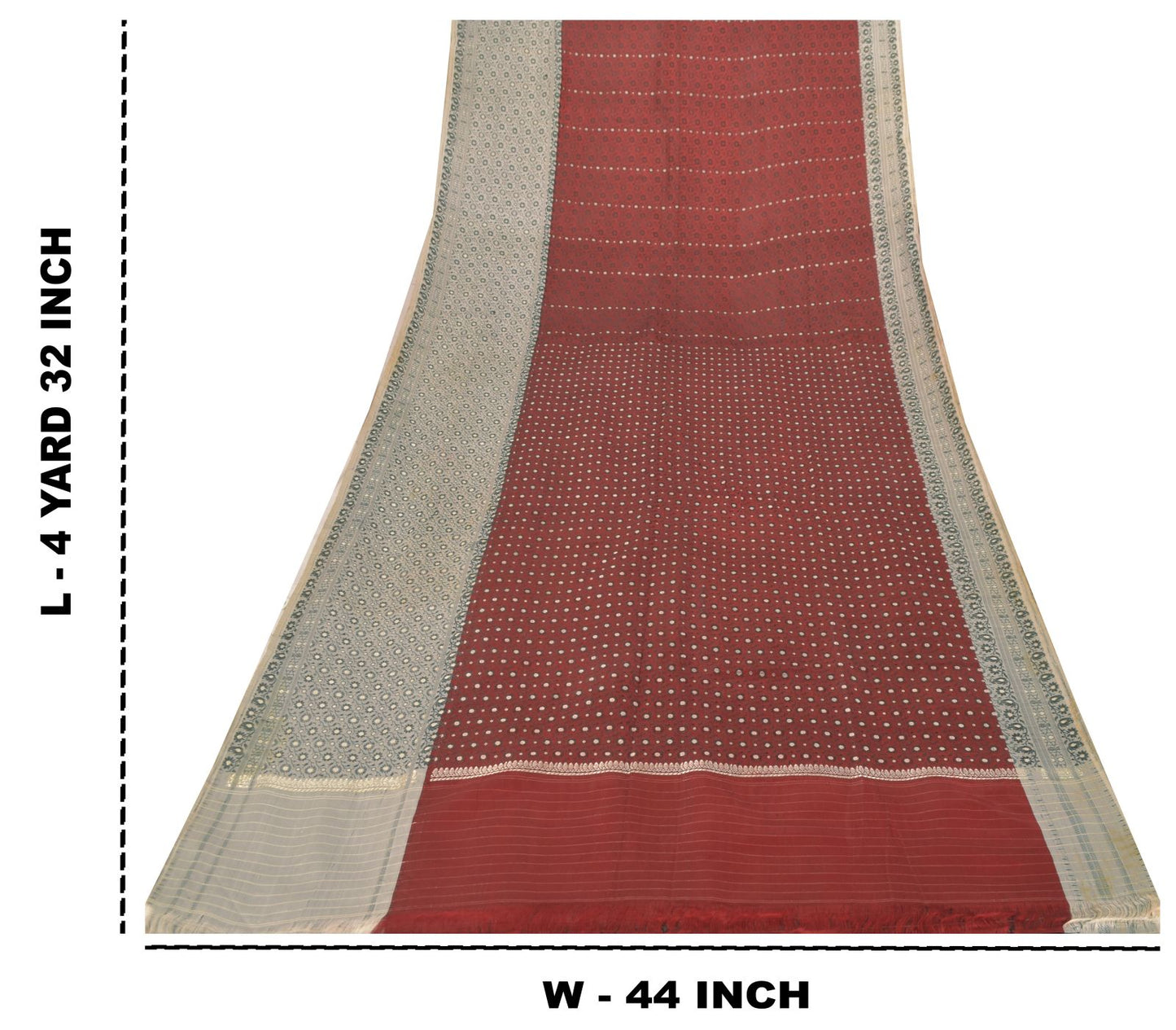 Sanskriti Vintage Soft Red Pure Silk Saree Banarasi Brocade Hand-Woven 4.5+yard