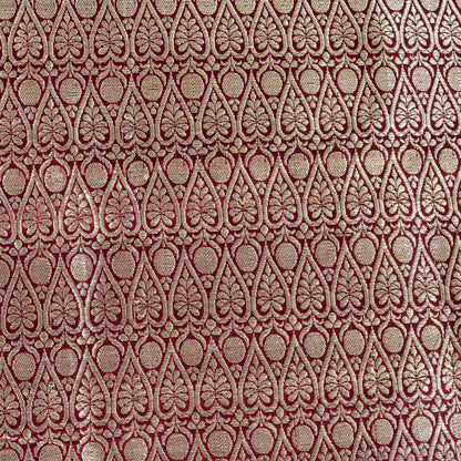 Sanskriti Vintage Purple Soft Pure Silk Saree Banarasi Brocade ZariHandwoven 5YD