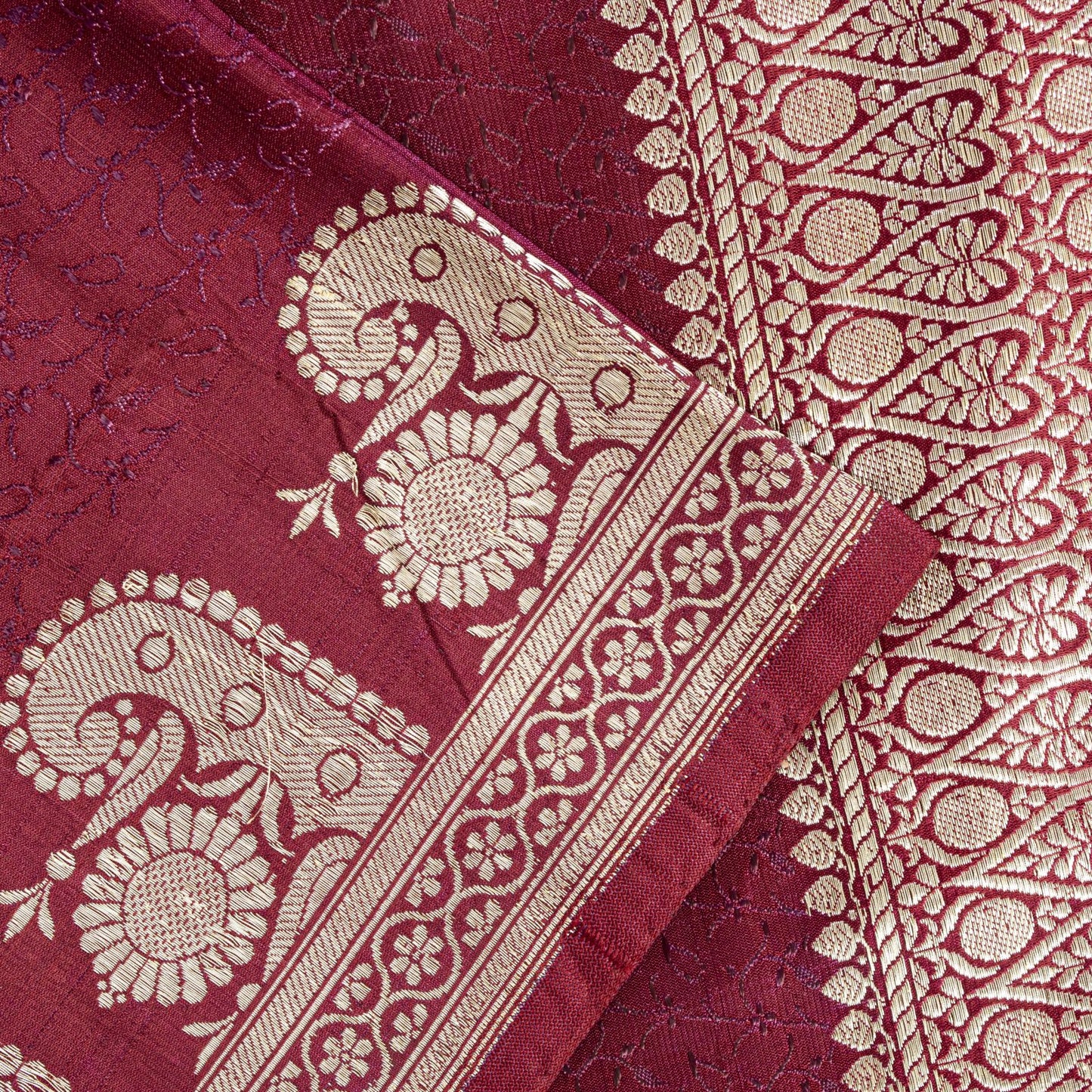 Sanskriti Vintage Purple Soft Pure Silk Saree Banarasi Brocade ZariHandwoven 5YD