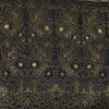Sanskriti Vintage Black Pure Satin Saree Banarasi Brocade Zari Hand-Woven 6+YD