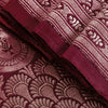 Sanskriti Vintage Red 100% Pure Satin Saree Banarasi Brocade Zari Handwoven 5+YD