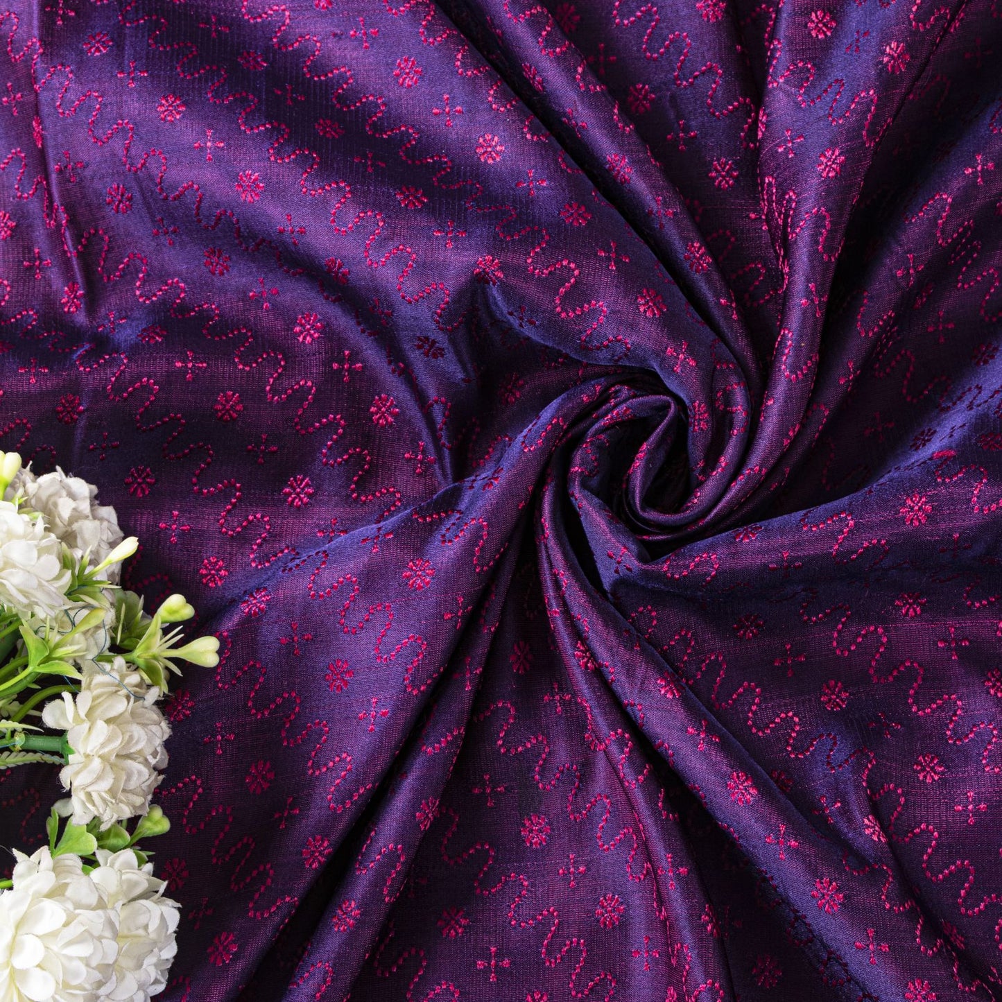 Sanskriti Vintage Purple Pure Satin Silk Saree Banarasi Brocade Hand-Woven 5+YD