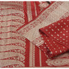 Sanskriti Vintage Indian Sarees Pure Satin Silk Banarasi/Brocade 5yd Fabric Sari