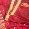 Sanskriti Vintage Saree Red Sarees 100% Pure Silk Kanjivaram Tamilnadu Bollywood Zari Hand Woven 5+ Yard Craft Fabric Sari Indian Heritage