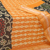 Sanskriti Vintage Yellow Dupatta Long Stole Pure Cotton Batik Printed Wrap Veil