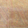 Sanskriti Vintage Brown Dupatta Long Stole Art Silk Hand Beaded Woven Printed