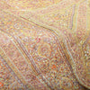 Sanskriti Vintage Brown Dupatta Long Stole Art Silk Hand Beaded Woven Printed