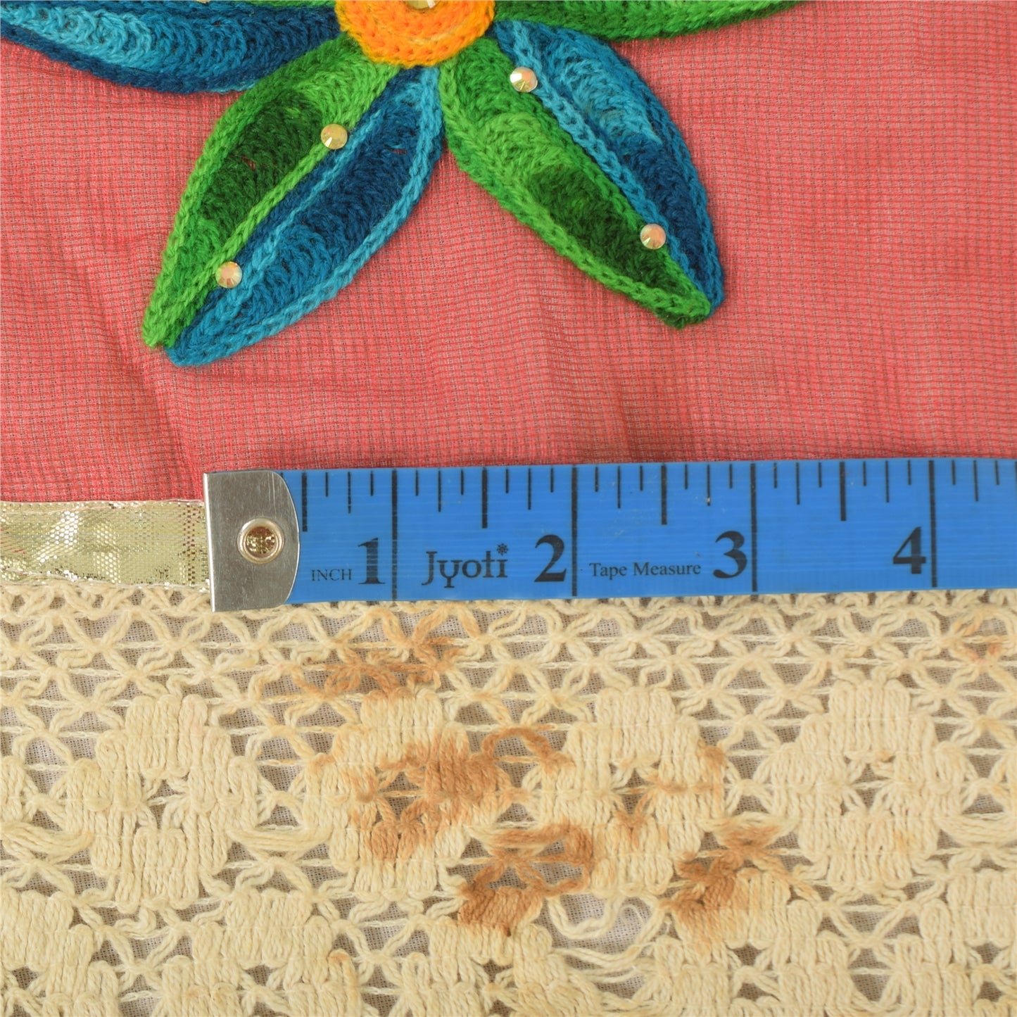 Sanskriti Vintage Dupatta Long Stole Pure Cotton Hand Beaded Premium Wrap Hijab