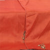Sanskriti Vintage Orange Dupatta Long Stole Pure Silk Hand Beaded Premium Hijab