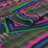 Sanskriti Vintage Dupatta Long Stole Georgette Black Embroidered Neck Scarves