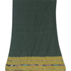 Sanskriti Vintage Dupatta Long Stole Pure Cotton Green Woven Sambalpuri Ikat