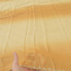 Sanskriti Vintage Golden & Cream Dupatta Long Stole Art Silk Hand Bead Wrap Veil