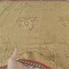 Sanskriti Vintage Brown Dupatta Long Stole Art Silk Woven Printed Premium Hijab