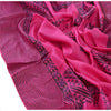 Sanskriti Vintage Dupatta long Stole Pure Silk Pink Veil Block Printed Scarves
