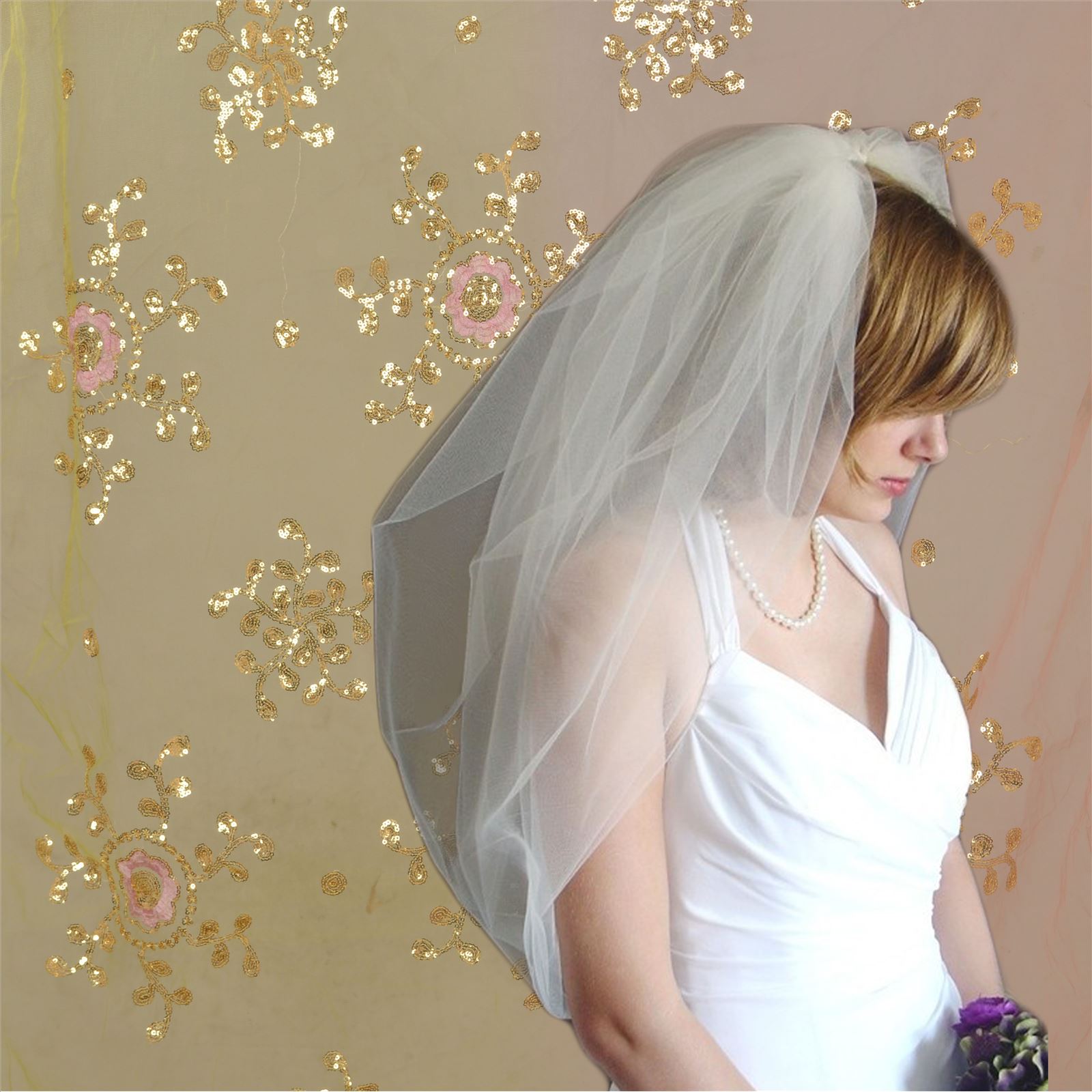 Vintage Stole Christmas Home Venue Wedding Decor Photo Prop Backdrop Sequins