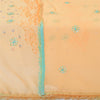 Sanskriti Vintage Dupatta Long Stole Georgette Peach Zari Hand Beaded Veil Scarf