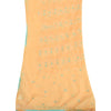 Sanskriti Vintage Dupatta Long Stole Georgette Peach Zari Hand Beaded Veil Scarf