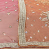 Sanskriti Vintage Indian Dupatta Long Stole Net Mesh Hand Beaded Ethnic Scarves