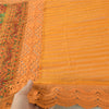 Sanskriti Vintage Dupatta Lange Stol Georgette Gule Slør Broderede Tørklæder