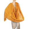 Sanskriti Vintage Dupatta Lange Stol Georgette Gule Slør Broderede Tørklæder