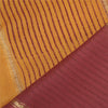 Sanskriti Vintage Dupatta Long Stole Cotton Silk Orange/Dark Red Woven Printed