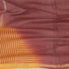 Sanskriti Vintage Dupatta Long Stole Cotton Silk Orange/Dark Red Woven Printed