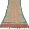 Sanskriti Vintage Dupatta Long Stole Pure Chanderi Silk Hand Block Printed Hijab
