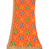 Sanskriti Vintage Dupatta Long Stole Chiffon Embroidered Bagh Phulkari Scarves