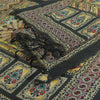 Sansrkiti New Long Stole Dupatta Chanderi Multi Color Printed Peacock Shawl