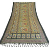 Sansrkiti New Long Stole Dupatta Chanderi Multi Color Printed Peacock Shawl