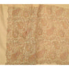 Sanskriti Dupatta Indian Cream Long Stole Pure Cotton Printed Premium Wrap Veil