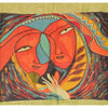Sanskriti Vintage Dupatta Long Stole Chanderi Green Veil Digital Printed Scarves