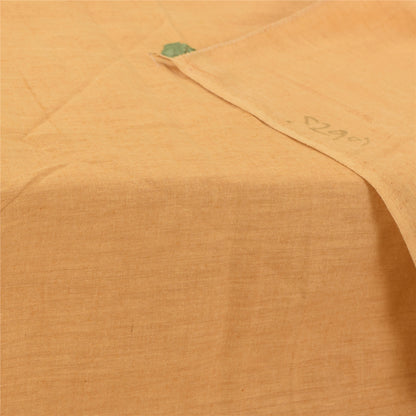 Sanskriti Vintage Dupatta Long Stole Indian Pure Khadi Cotton Hand Embroidered