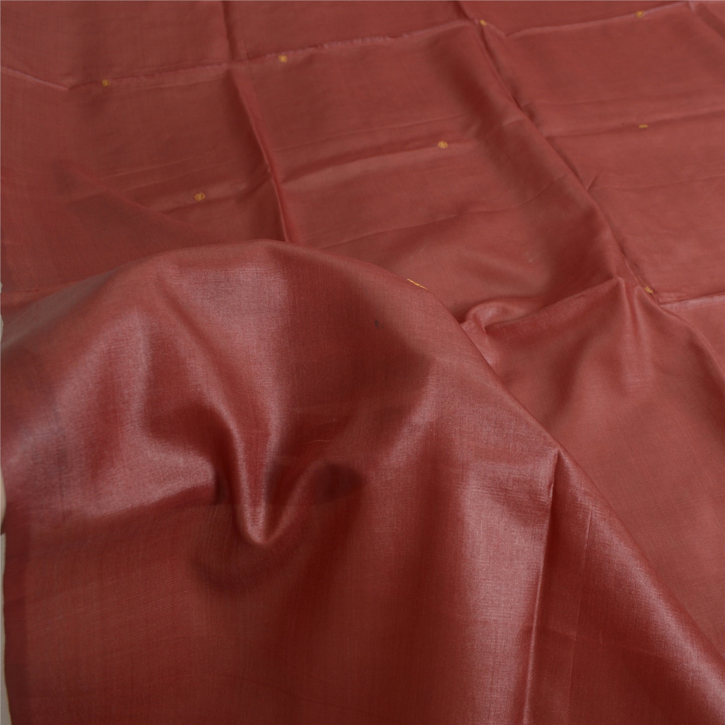 Sanskriti Vintage Dark Red Dupatta Long Stole Pure Silk Embroidered Scarves Veil