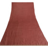 Sanskriti Vintage Dark Red Dupatta Long Stole Pure Silk Embroidered Scarves Veil