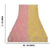 Sanskriti Vintage Dupatta Long Stole Pure Georgette Pink Hand Beaded Scarves