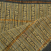 Sanskriti Vintage Dupatta Long Stole 100% Pure Silk Brown Printed Wrap Scarves