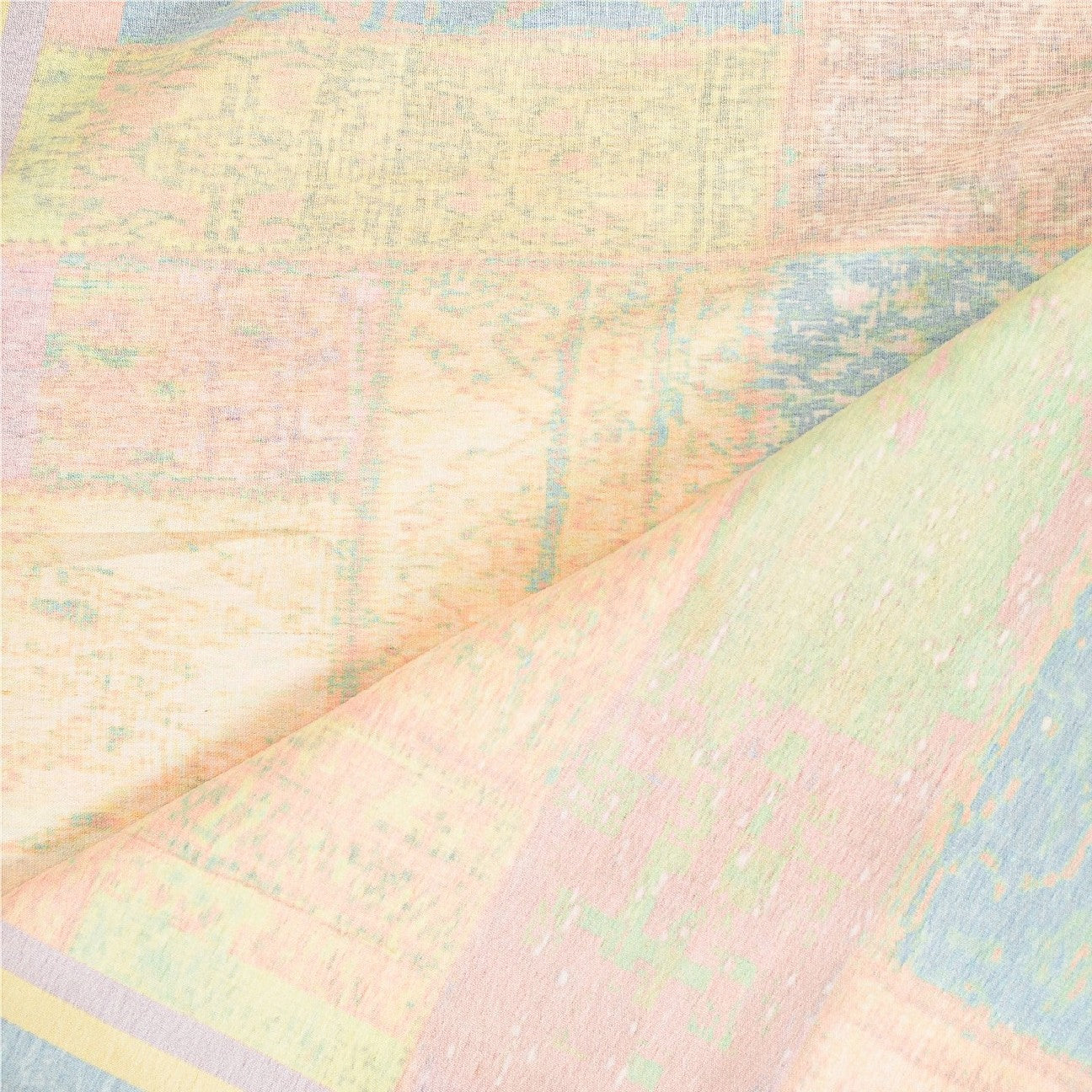 Sanskriti Vintage Dupatta Long Stole Satin Hijab Digital Printed Soft Scarves